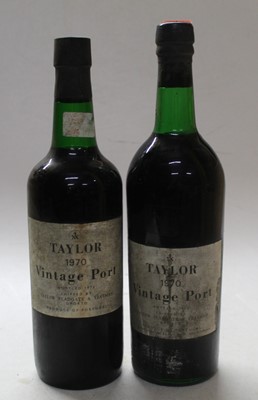 Lot 1363 - Taylor vintage port, 1970, two bottles