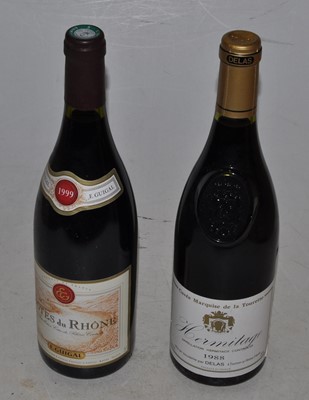 Lot 1111 - E Guigal 1999 Côtes du Rhône, one bottle, and...