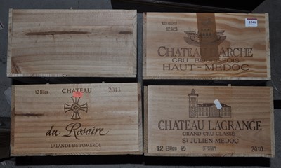 Lot 1546 - Four various wooden wine boxes, to include...