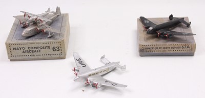 Lot 1096 - 3 Dinky Toys aeroplanes to include, No. 62N...