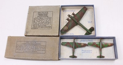 Lot 1098 - 2 Dinky Toys pre-war boxed aeroplanes to...