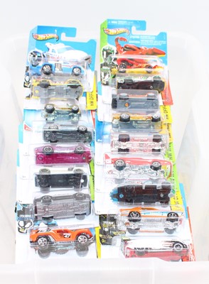 Lot 870 - Collection of 92 Hotwheels carded diecast...