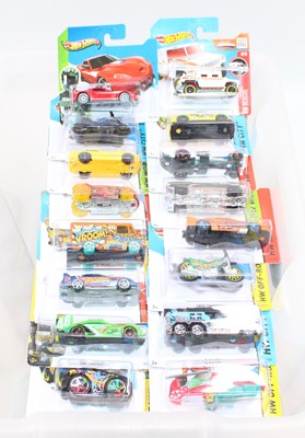 Lot 871 - Collection of 93 Hotwheels carded diecast...