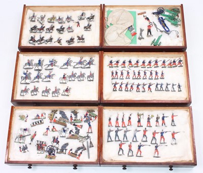 Lot 1583 - Collection of late 19th century 28mm scale...