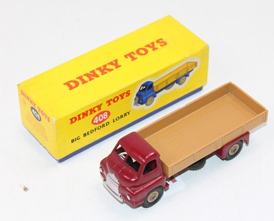 Lot 1686 - Dinky Toys, 408 Big Bedford lorry, maroon cab...