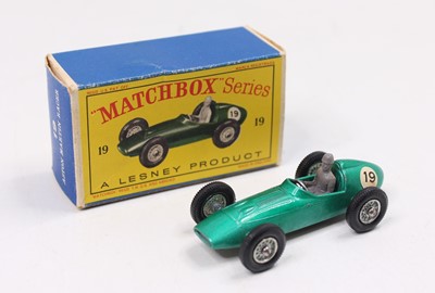 Lot 1653 - Matchbox No.19 Aston Martin DBR5 Racing car,...