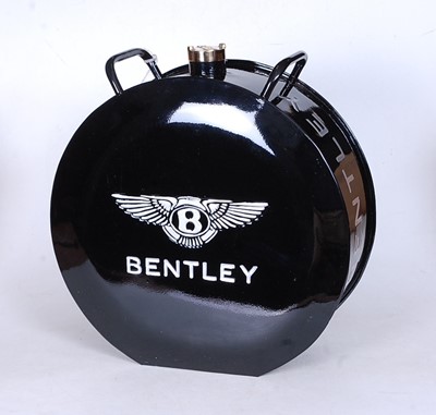 Lot 30 - A reproduction Bentley black painted metal...