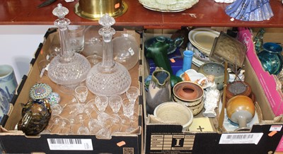Lot 70 - Two boxes of miscellaneous items, to include a...