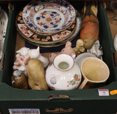 Lot 75 - A box of miscellaneous items, to include an...
