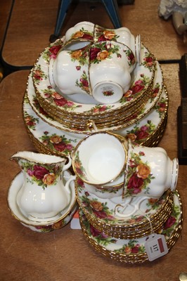 Lot 117 - A Royal Albert part tea and dinner service, in...