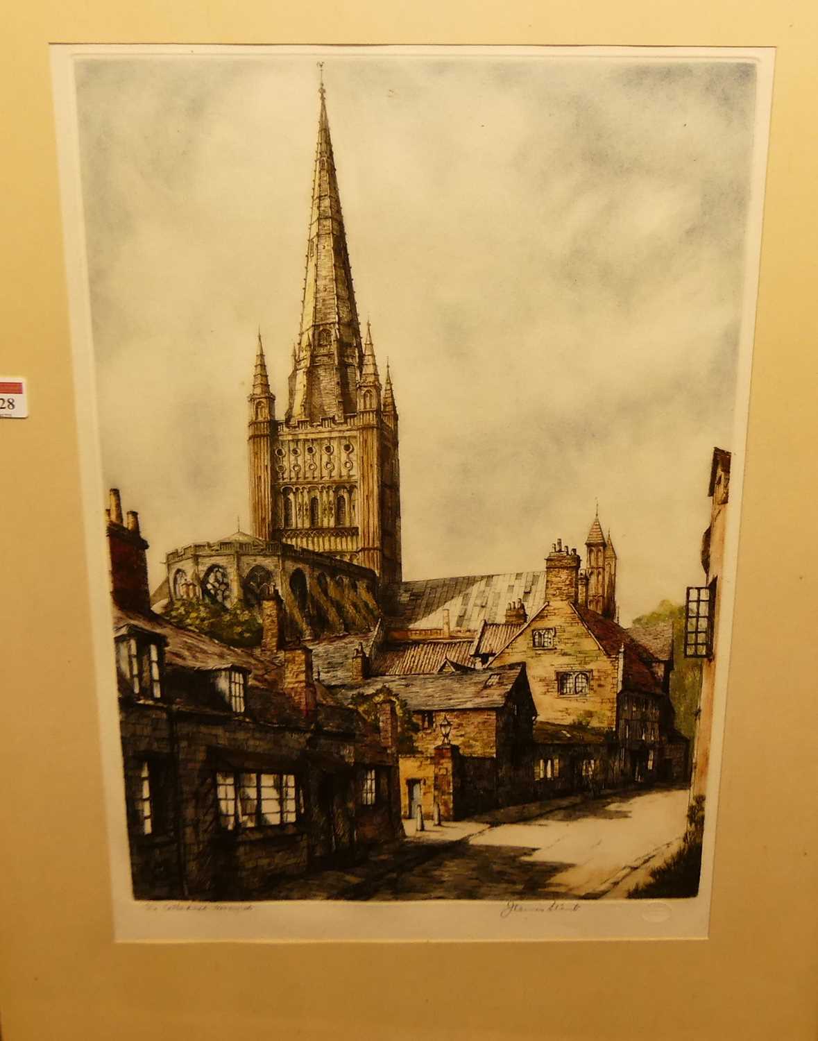 Lot 1028 - John Lewis Stant (1905-1964)- The Cathedral,...