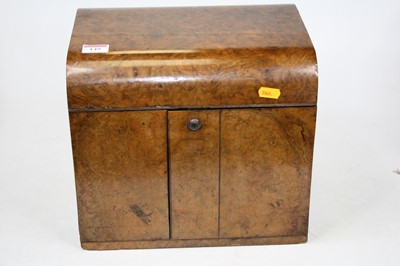 Lot 149 - A Victorian walnut apothecary case having a...