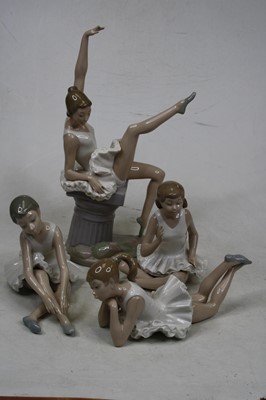 Lot 153 - A Nao Spanish porcelain figure of a ballerina...