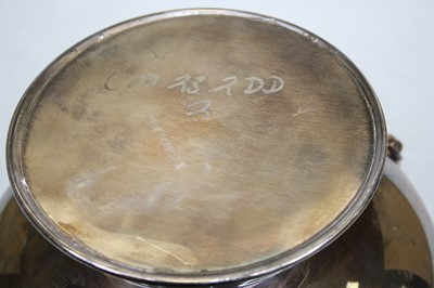 Lot 165 - A mid 20th century Old Sheffield plate punch...