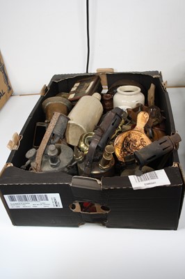 Lot 182 - Two boxes of miscellaneous items to include...