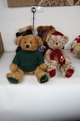Lot 186 - A large collection of Harrods Christmas bears,...