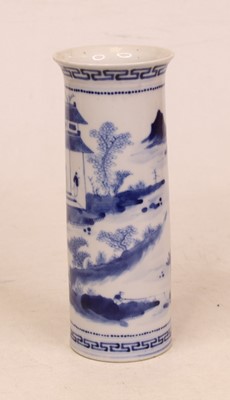 Lot 254 - A Chinese export vase, having a flared rim to...