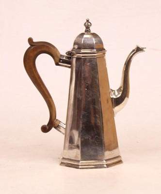 Lot 273 - A Tiffany & Co sterling silver coffee pot, in...
