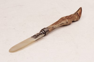Lot 329 - An early 20th century letter-opener, having a...