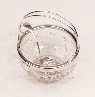 Lot 359 - An early 20th century cut glass sugar bowl...