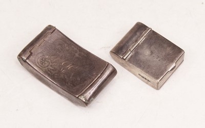 Lot 365 - An Edwardian silver pocket snuff-box, of...