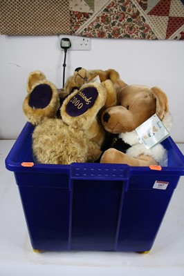 Lot 187 - A collection of various teddy bears to include...