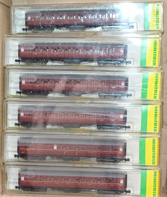 Lot 633 - Minitrix No.13116 N Gauge Gresley Corridor 3rd...