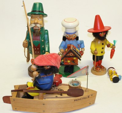Lot 1512 - A collection of various wooden hand crafted...
