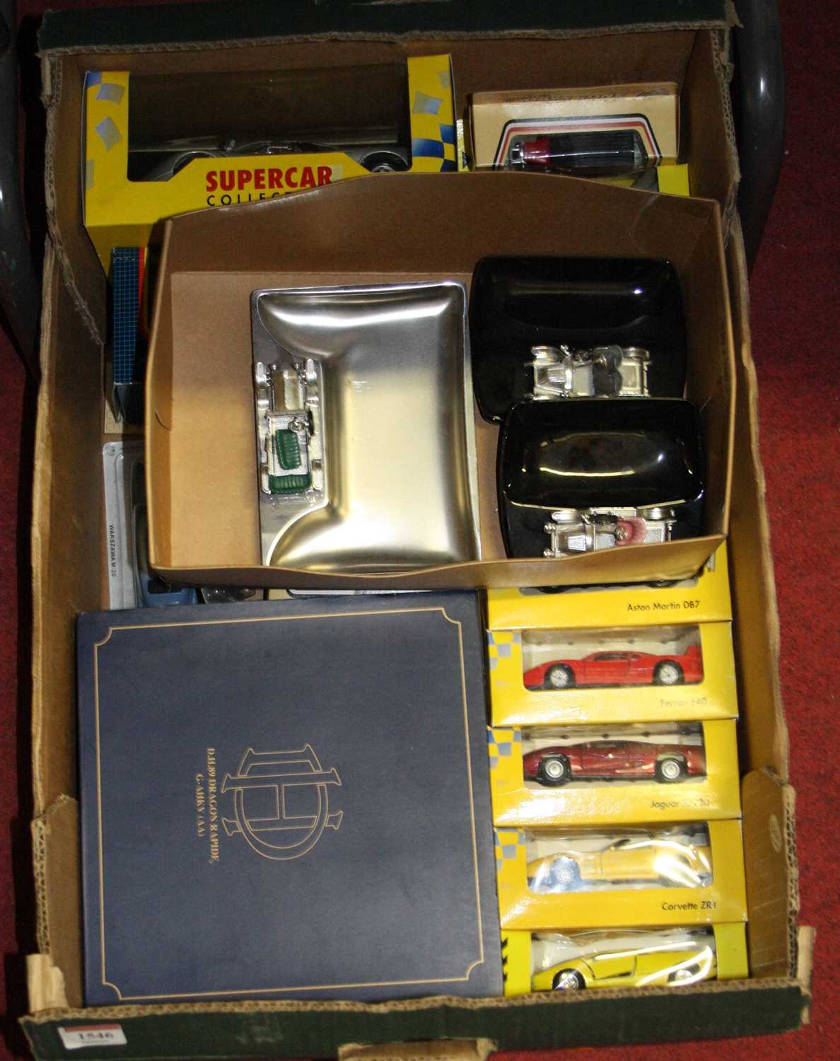 Lot 1546 - One tray of mixed diecast to include Matchbox,...