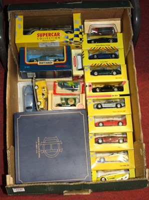 Lot 1546 - One tray of mixed diecast to include Matchbox,...