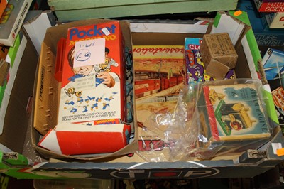 Lot 1554 - One box of mixed children's toys to include an...