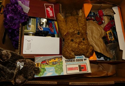 Lot 1584 - A box of various toys & accessories to include...