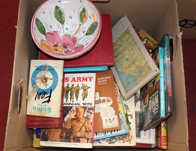 Lot 208 - A large box of childrens books and annuals, to...