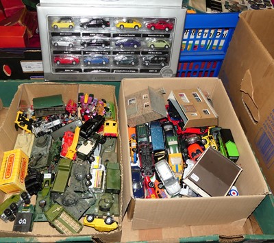 Lot 1590 - One tray various boxed loose diecast vehicles...