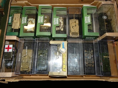 Lot 1592 - 2 boxes various modern issue military related...