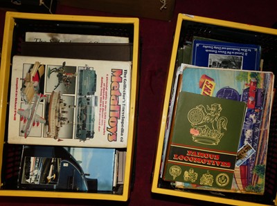 Lot 1610 - Two boxes of hardback and softback model...