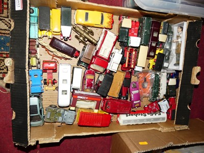 Lot 1612 - One box of mainly playworn diecast vehicles to...