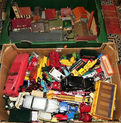 Lot 1615 - Two boxes of HO scale plastic lineside...
