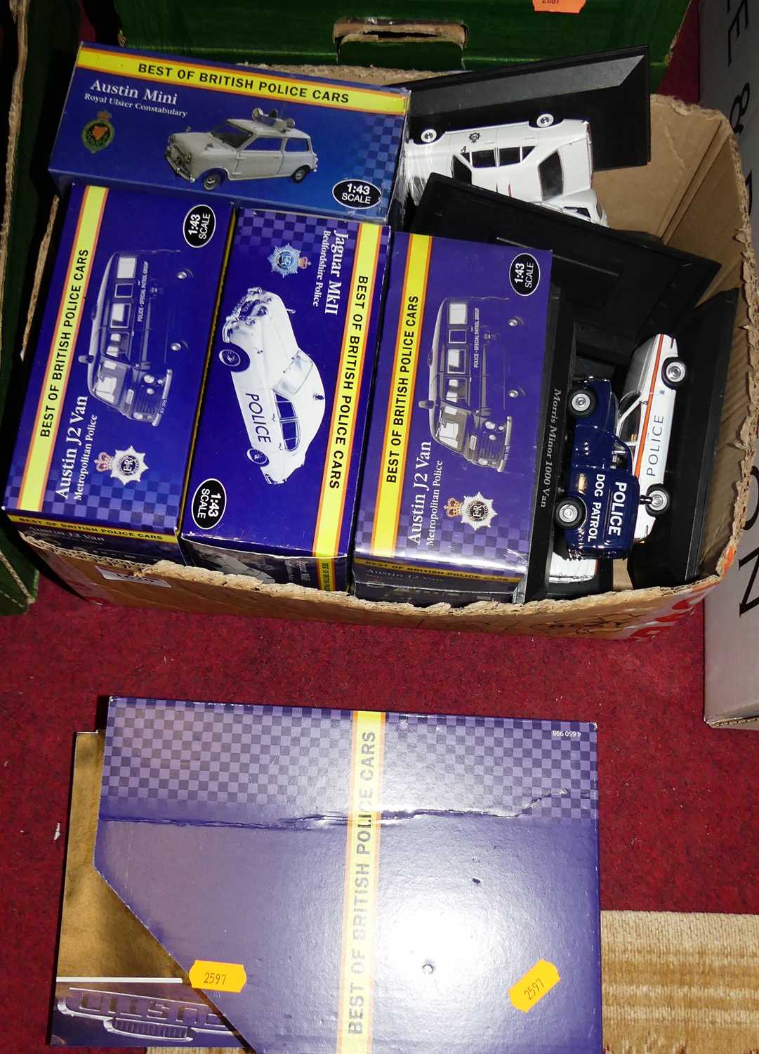 Lot 1620 - One box of qty various Police related Atlas...