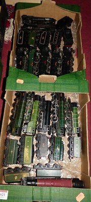 Lot 1621 - 2 trays of 00 gauge locomotive to inc. Hornby