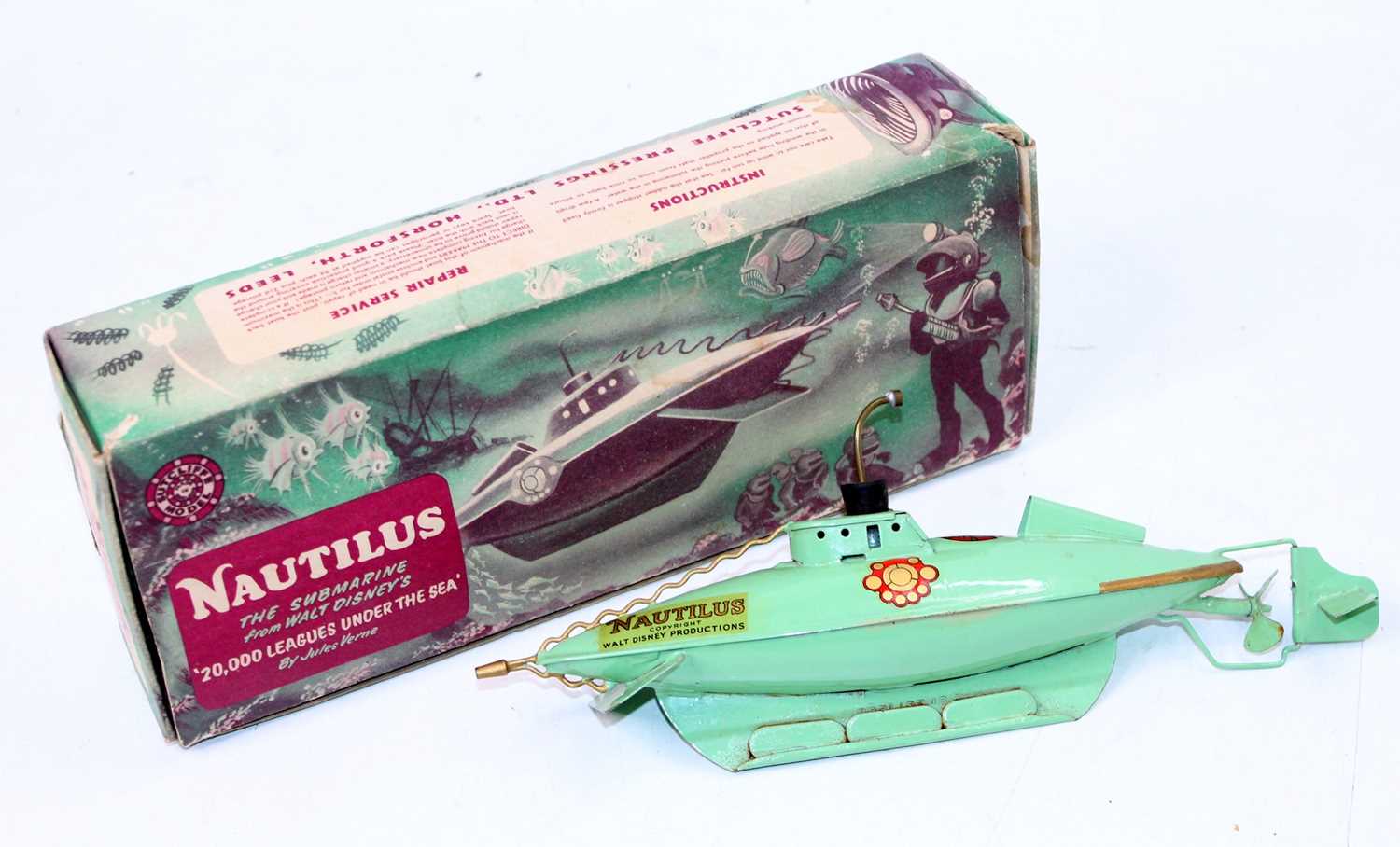 Lot 1196 - Sutcliffe Models tinplate clockwork "Nautilus"...