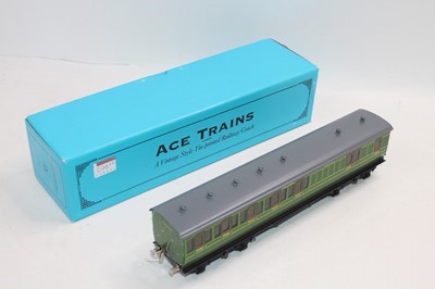 Lot 298 - Four ACE Trains C/1 coaches SR suburban, green:...