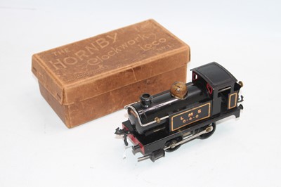 Lot 301 - Mid 1920’s Hornby No.1 clockwork tank loco,...