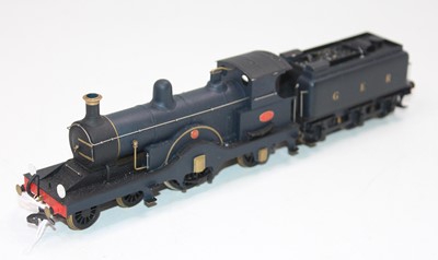 Lot 467 - A beautiful kit built 00 gauge GER 4-2-2 loco...