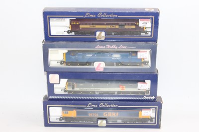 Lot 468 - Four Lima diesel locos: L204661 EWS 31466;...