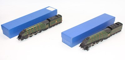 Lot 513 - Two Hornby Dublo 3-rail A4 locos & tenders...