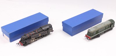 Lot 538 - Two 3-rail Hornby Dublo locos, both with some...