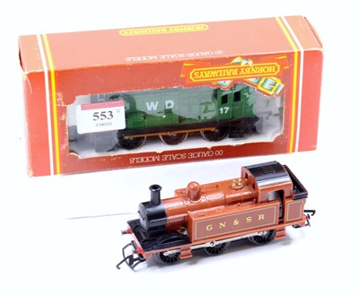 Lot 553 - Two 0-6-0 locos: R339 diesel shunter WD17 ...