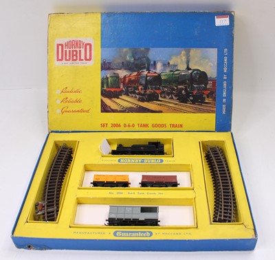 Lot 557 - 2006 2-rail Hornby Dublo 0-6-0 goods train set,...