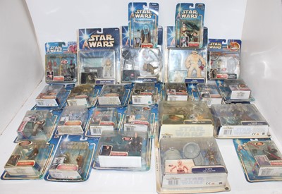 Lot 831 - Hasbro Star Wars carded figures x25 from...